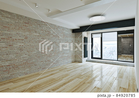 Moving house, apartment interior. 3D rendering imege 84920785