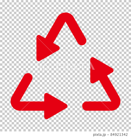 Triangle rotation arrow - Stock Illustration [84921342] - PIXTA