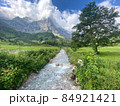 Engalm Valley at Karwendel mountains in Austria 84921421