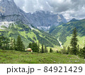 Engalm Valley at Karwendel mountains in Austria 84921429