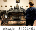 Munich, Germany- August 10, 2021:Tourist near Tomb of King Ludwig II of Bavaria 84921461