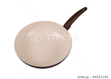 Photo of brown ceramic frying pan 84922149