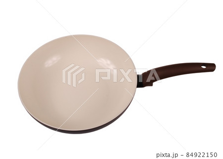 Photo of brown ceramic frying pan 84922150