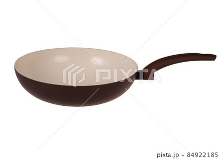 Photo of brown ceramic frying pan Photo of brown ceramic frying pan 84922185