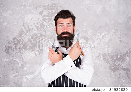 Male beauty. Barbershop master. Maintain stylish shape. Male beauty. Barbershop master. Maintain stylish shape. 84922829