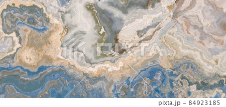 Blue and beige marble background Blue and beige marble background 84923185