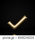Golden check mark 84924020