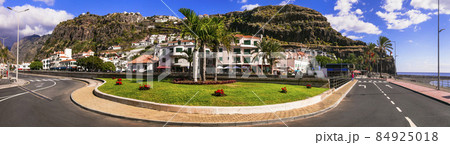 Ribeira Brava - charming touristic town and resort in south part of Madeira island. Portugal travel 84925018