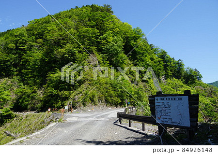 蕎麦粒山と大札山の中間　林道蕎麦粒線 84926148