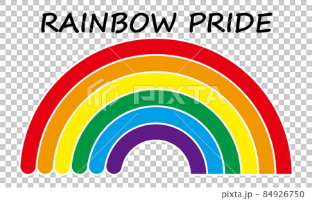 Rainbow pride rainbow mark 84926750