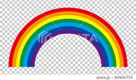 Rainbow simple icon Rainbow simple icon 84926755