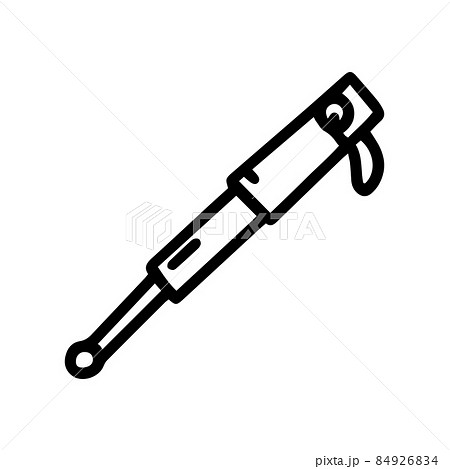 telescopic baton line vector doodle simple icon telescopic baton line vector doodle simple icon 84926834