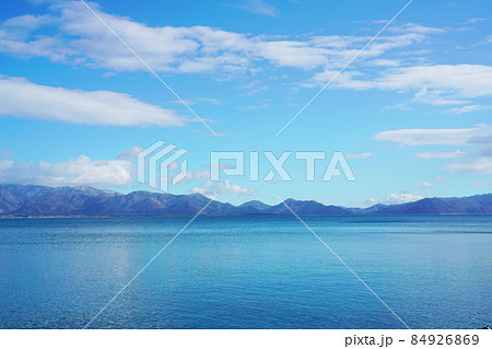 福島県の猪苗代湖 84926869