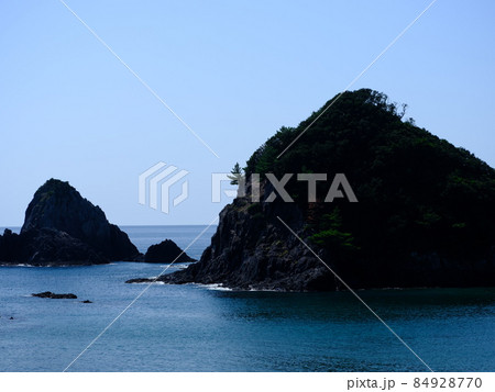 樫西海中公園の大きな島 84928770