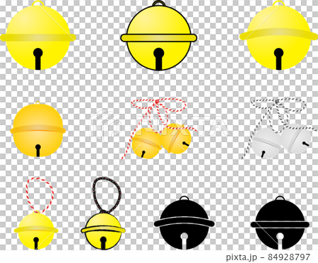 シンプルな鈴セットのイラスト素材 [84928797] - PIXTA