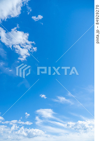 空　雲　青い空　白い雲　合成用背景素材　写真素材 84929270
