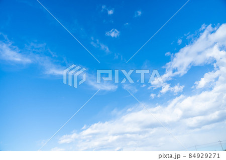 空 雲 青い空 白い雲 合成用背景素材 写真素材 空 雲 青い空 白い雲 合成用背景素材 写真素材 84929271