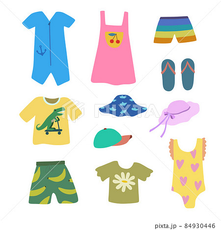 summer clothing clipart
