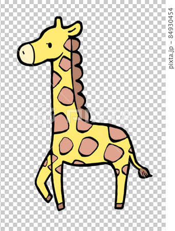 Giraffe hand-drawn illustration 84930454