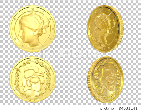 Coin CG gold coin electronic money currency 84931141