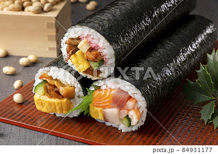恵方巻3種類 恵方巻3種類 84931177