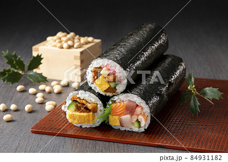 恵方巻3種類 恵方巻3種類 84931182