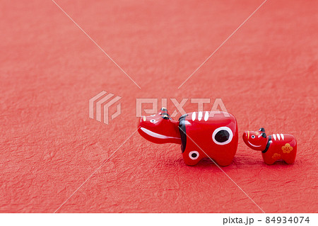 赤べこ赤バック 赤べこ赤バック 84934074