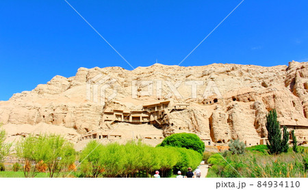 シルクロード紀行　　　美しきキジル千仏洞　　　その2112 84934110