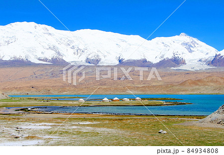 シルクロード紀行 美しきムズターグ・アタ山とカラクリ湖 その2112 シルクロード紀行 美しきムズターグ・アタ山とカラクリ湖 その2112 84934808