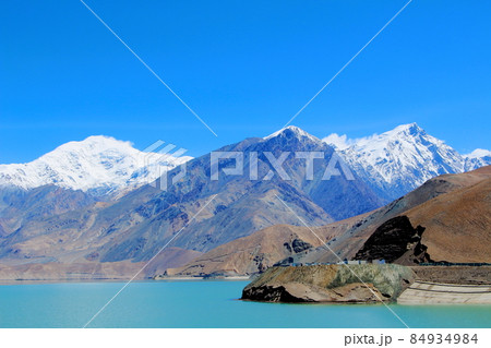 シルクロード紀行　　　美しきムパミール高原の山々　　　その2112 84934984