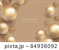 web グラフィック バナー 広告 背景 フレーム エレガント 贅沢 高級感 金色 クリスマス 光沢 84936092