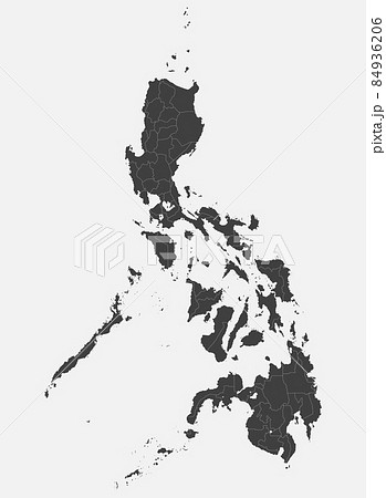 Vector map country Philippines divided on regions Vector map country Philippines divided on regions 84936206