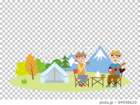 Camping leisure couple 84936620