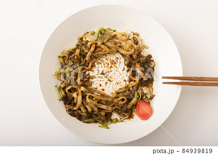 盛岡じゃじゃ麺 3.麺を少し残す 盛岡じゃじゃ麺 3.麺を少し残す 84939819