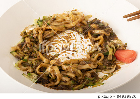盛岡じゃじゃ麺 3.麺を少し残す 盛岡じゃじゃ麺 3.麺を少し残す 84939820