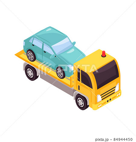Towing Car Truck Composition Towing Car Truck Composition 84944450