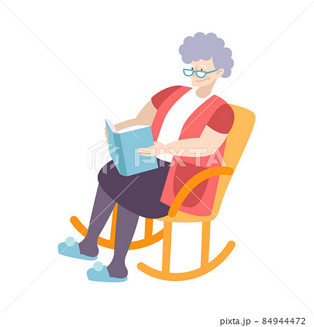 Rocking Chair Reading Composition 84944472