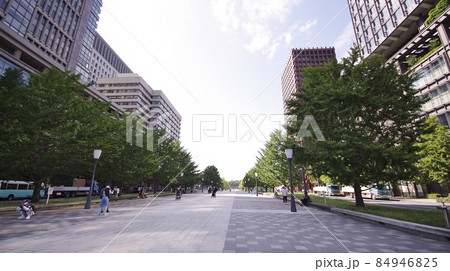 丸の内オフィース街と高層ビル群 丸の内オフィース街と高層ビル群 84946825