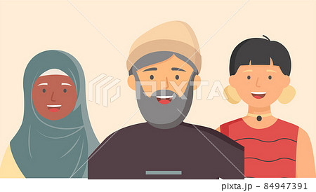 Multiethnic group of people standing together, community and togetherness concept diversity portrait Multiethnic group of people standing together, community and togetherness concept diversity portrait 84947391