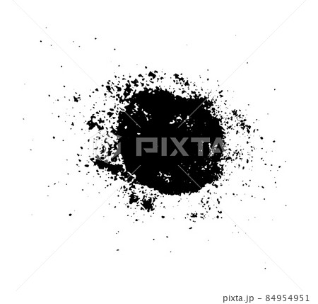Round monochrome blot. Vector illustration Round monochrome blot. Vector illustration 84954951