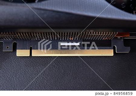 PCI express connector standard on a graphics card 84956859
