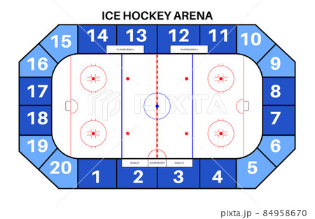 Ice hockey rink Ice hockey rink 84958670