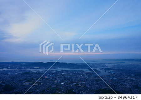 福岡の有名スポット 皿倉山からの眺め 福岡の有名スポット 皿倉山からの眺め 84964317