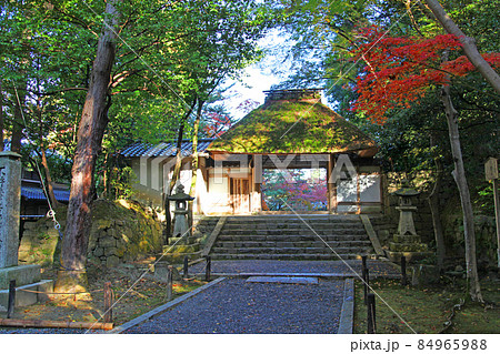 京都 法然院の 茅葺の山門 京都 法然院の 茅葺の山門 84965988