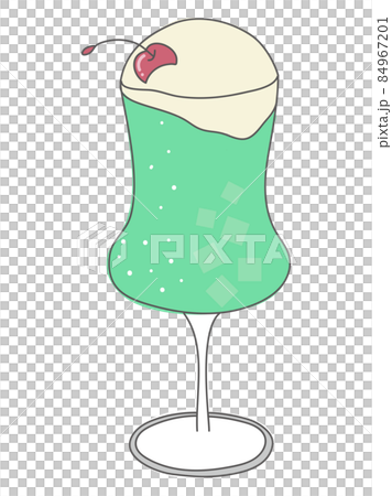 復古奶油蘇打水的插圖 84967201