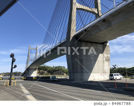 相馬市の松川浦大橋 84967788