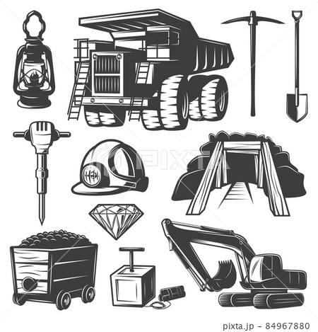 Mining Industry Elements Set 84967880