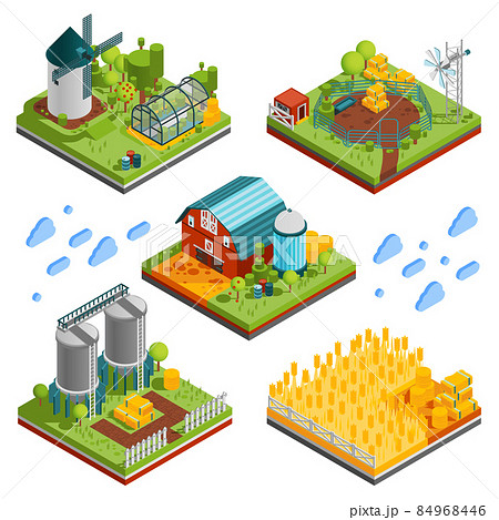 Rural Farm Landscape Elements Rural Farm Landscape Elements 84968446