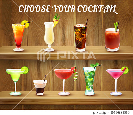 Cocktail Drinks Choice Composition 84968896
