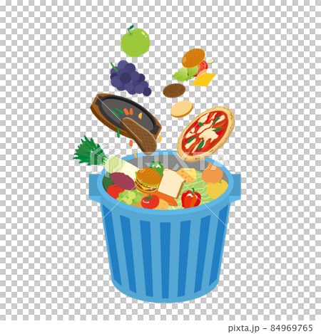 Illustration material with the image of food loss Illustration material with the image of food loss 84969765